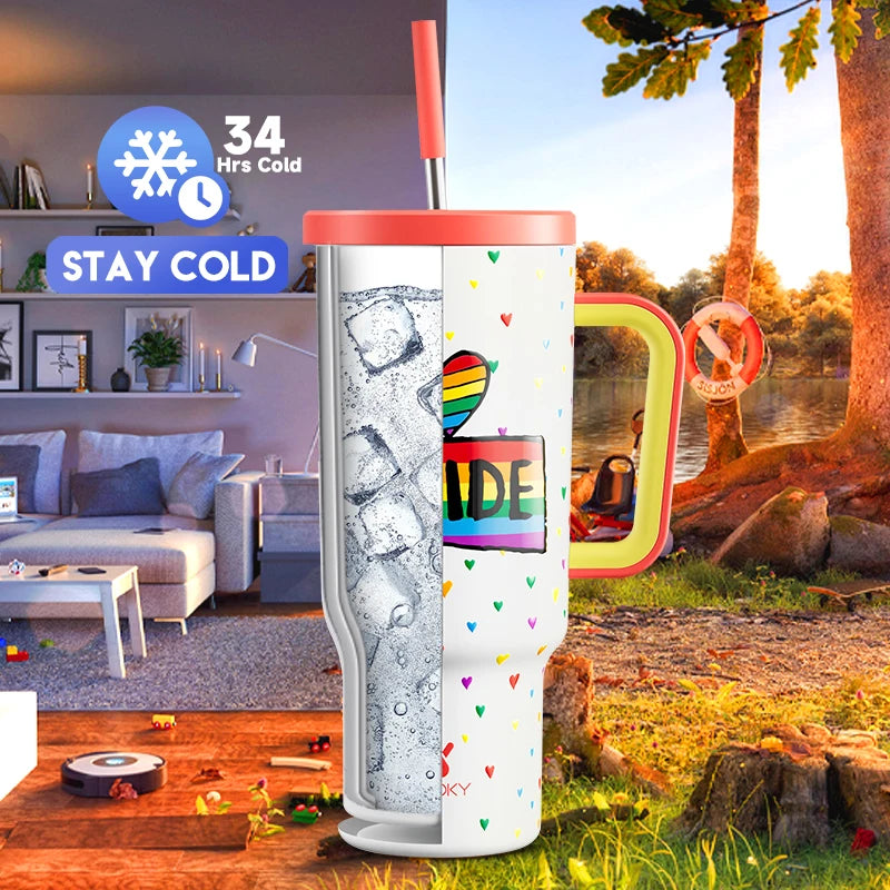 40oz RAINBOW Tumbler