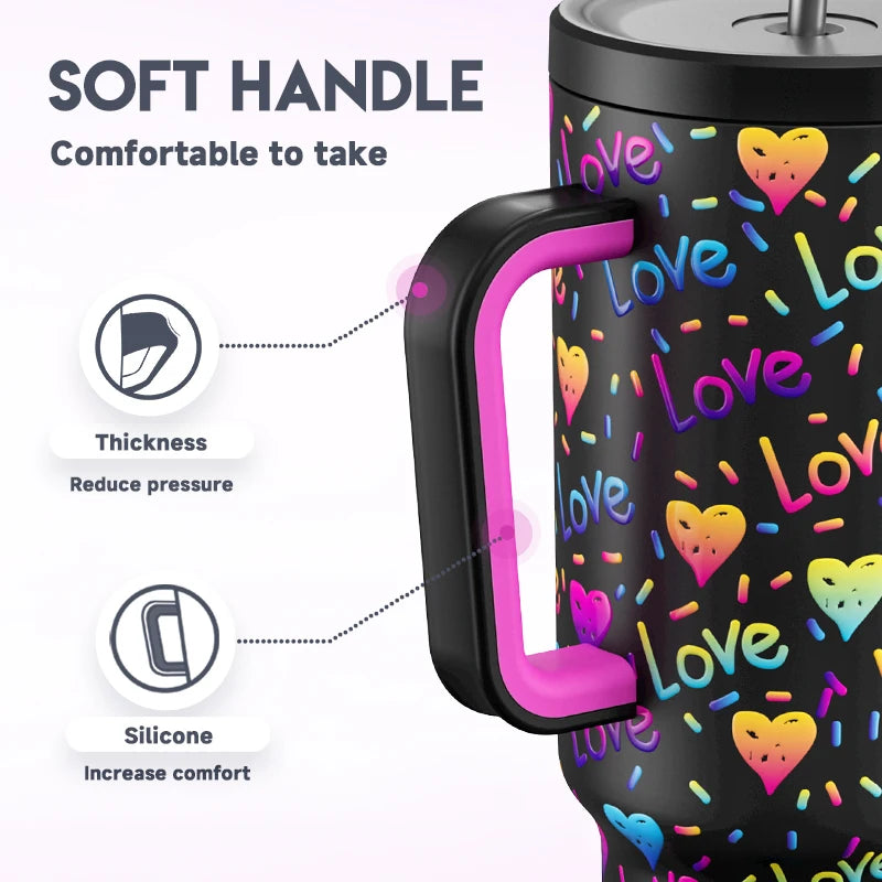 40oz RAINBOW Tumbler