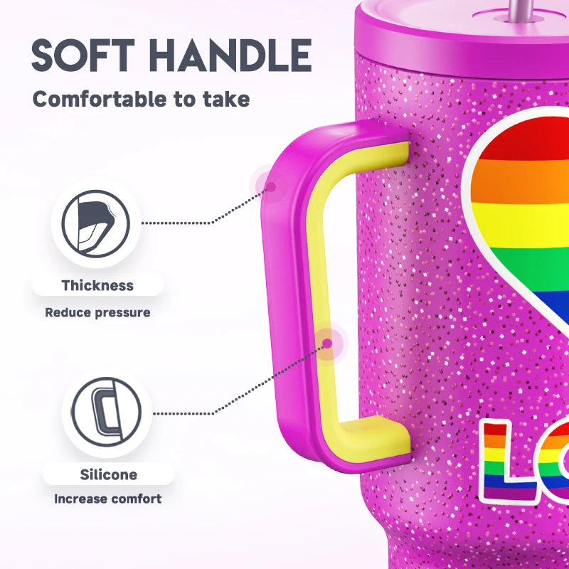 40oz RAINBOW Tumbler